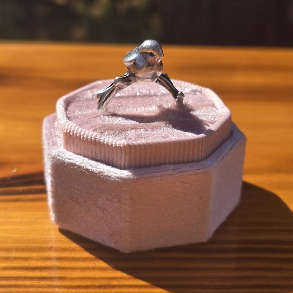 James Avery Bird On A Branch Sterling Silver Ring - Picture 5 of 8